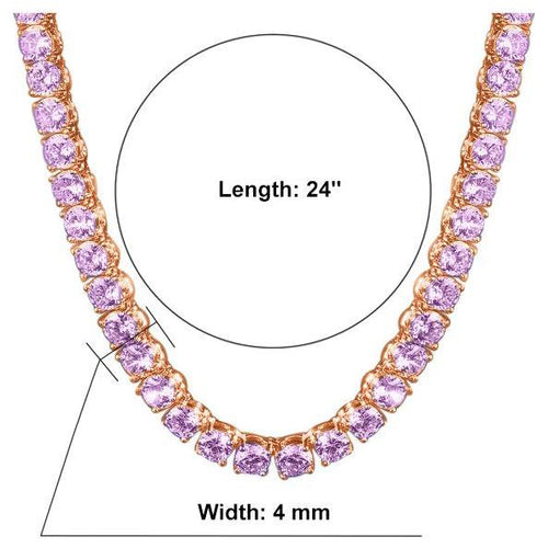 Load image into Gallery viewer, SPARKLE 925 Silver Tennis 3MM Chain - The Epitome of Elegance
