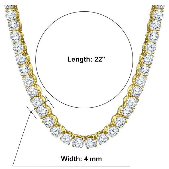 SPARKLE 925 SILVER TENNIS 3MM CHAIN I 929772