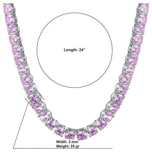 Load image into Gallery viewer, SPARKLE 3MM 925 Tennis Choker | 9297869
