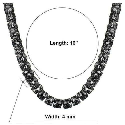 Load image into Gallery viewer, SPARKLE 925 Silver Tennis 4MM Chain – Timeless Elegance
