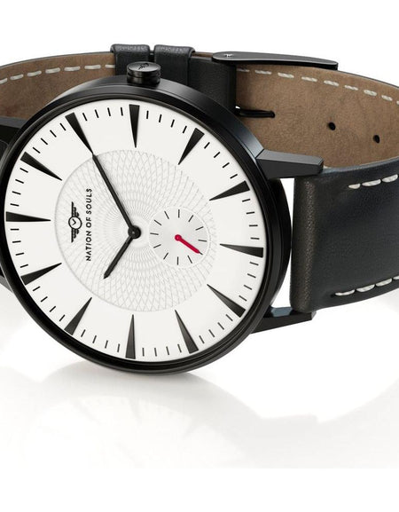 Eclipse | Jet Black Brushed - Phantom White