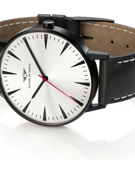 Argo | Jet Black Brushed - Argent White