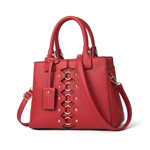 Load image into Gallery viewer, Luxe Elegance: Japanese Style PU Leather Handbag for Women
