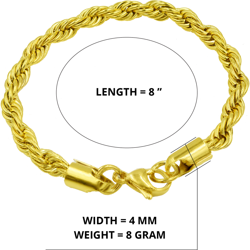 Bling Master NATTY Steel Rope Bracelet