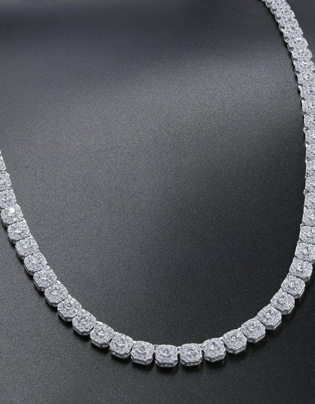 ICECUBE 5 MM Square Tennis Chain – An Icon of Elegance