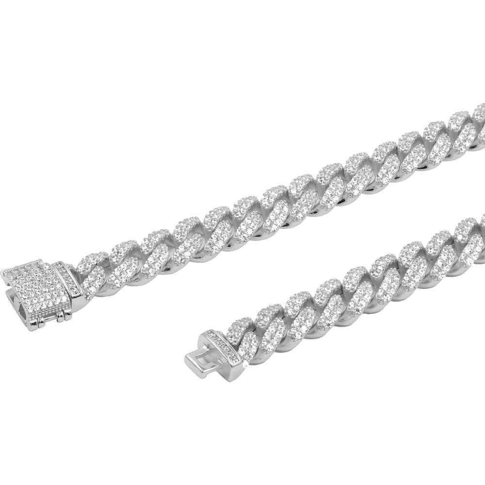 DEFT 925 CZ Cuban Chain  | 9211841