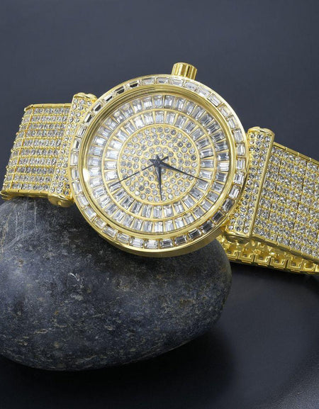FOXY CZ Iced Out Watch - A Touch of Luxury