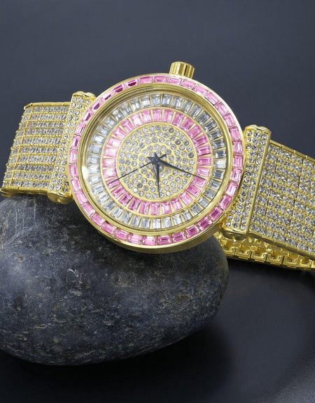 FOXY CZ Iced Out Watch: A Statement of Luxury