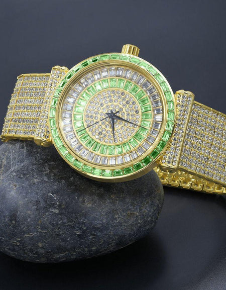FOXY CZ Iced Out Watch - A Testament to Elegance and Luxury