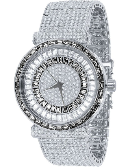 FOXY CZ Iced Out Watch - A Timeless Elegance