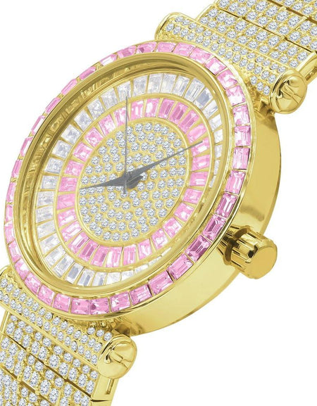 FOXY CZ Iced Out Watch: A Statement of Luxury