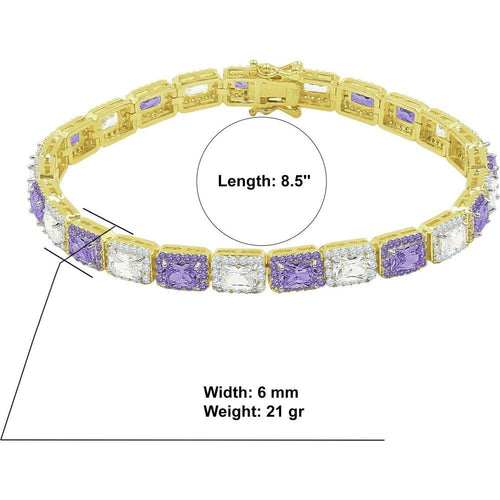 Load image into Gallery viewer, FOXY 6MM Square Tennis Bracelet - Exquisite Elegance
