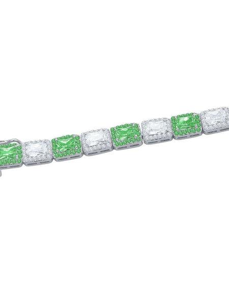 FOXY 6MM Square Tennis Bracelet - Exquisite Elegance
