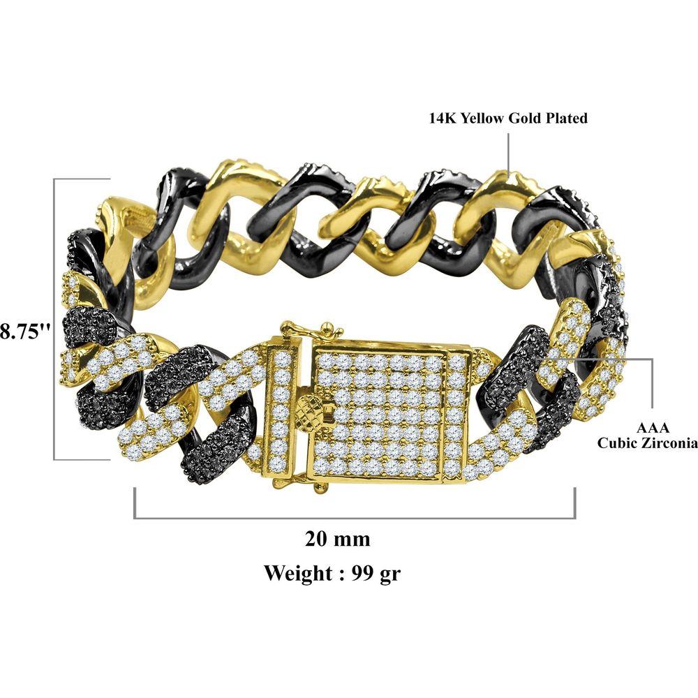Bling Master Jewelry Sinuous CZ Bracelet