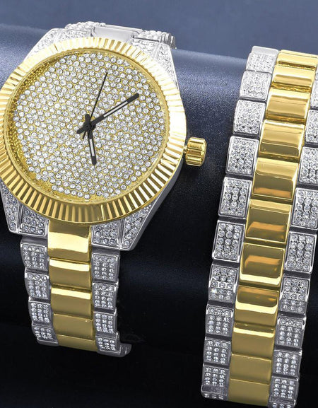 Personified Ultra Bling Watch - A Dazzling Accessory for the Discerning Individual
