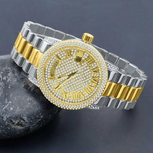 FLABBERGASTING BLING METAL WATCH I 5626422