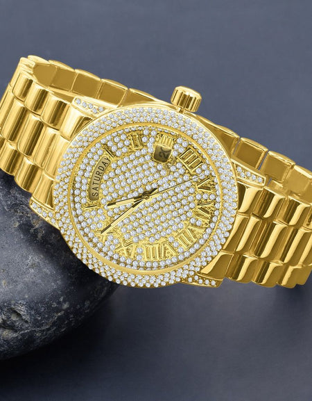 FLABBERGASTING BLING METAL WATCH 562642