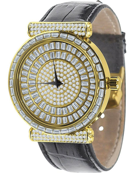 Plaltial Bling Leather Watch | 5110352