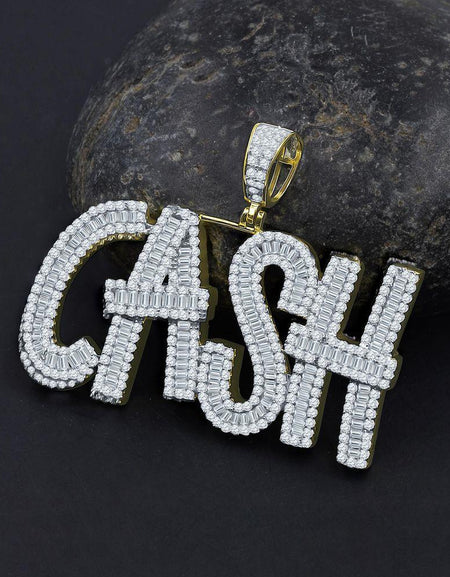 Boodle Silver Pendant - Luxurious CZ Encrusted Statement Piece