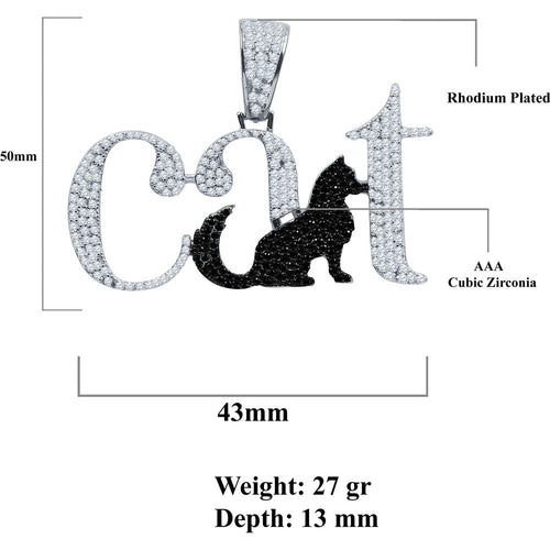 Load image into Gallery viewer, FELINE SILVER PENDANT | 9213921
