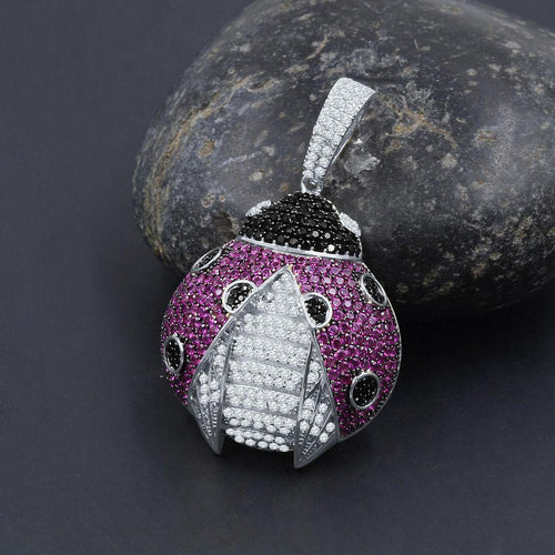 Load image into Gallery viewer, POLYCHROMATIC Silver Pendant - Radiant Elegance
