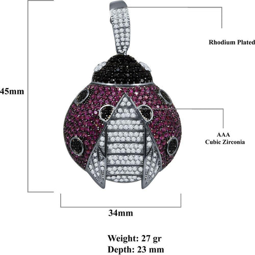 Load image into Gallery viewer, POLYCHROMATIC Silver Pendant - Radiant Elegance
