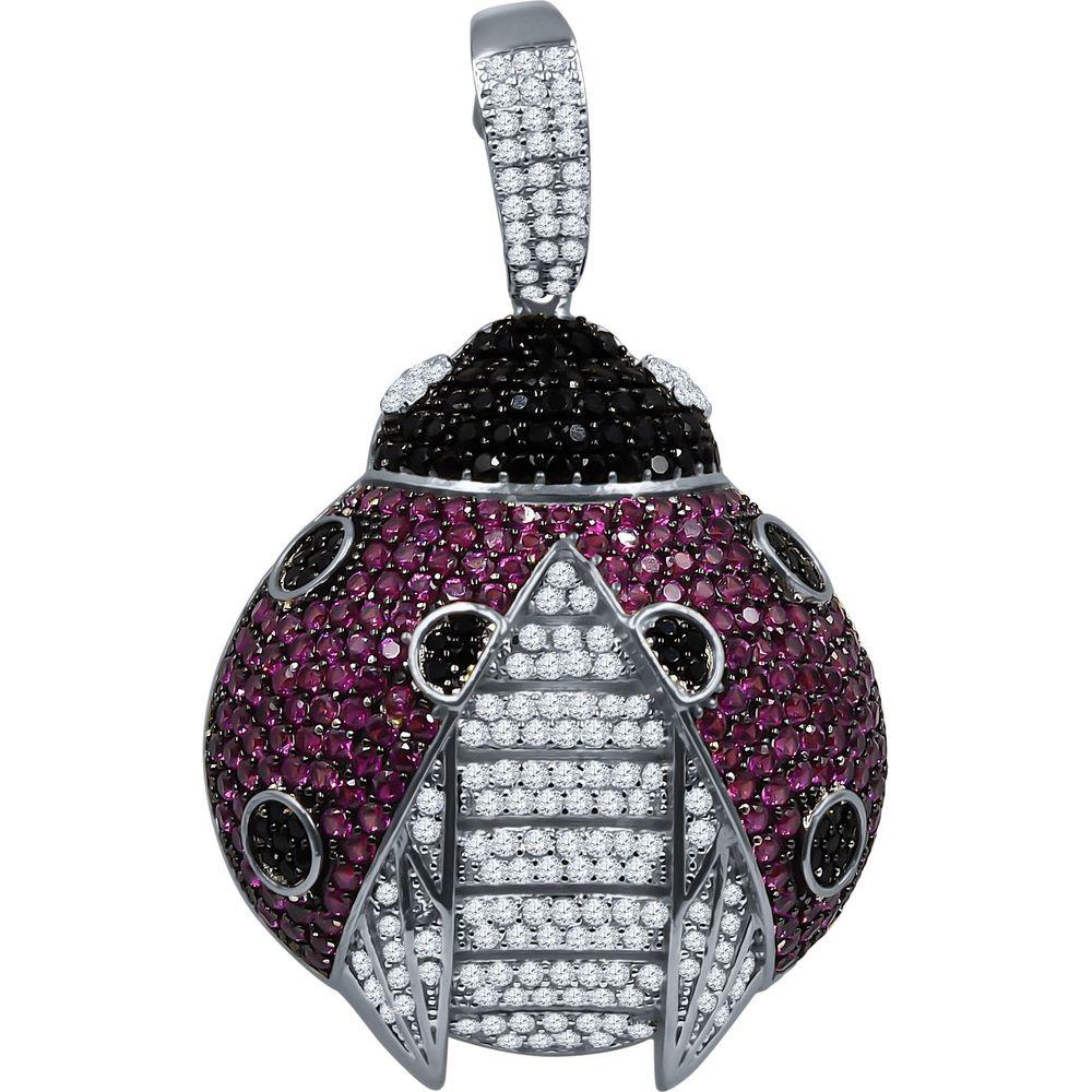 POLYCHROMATIC Silver Pendant - Radiant Elegance