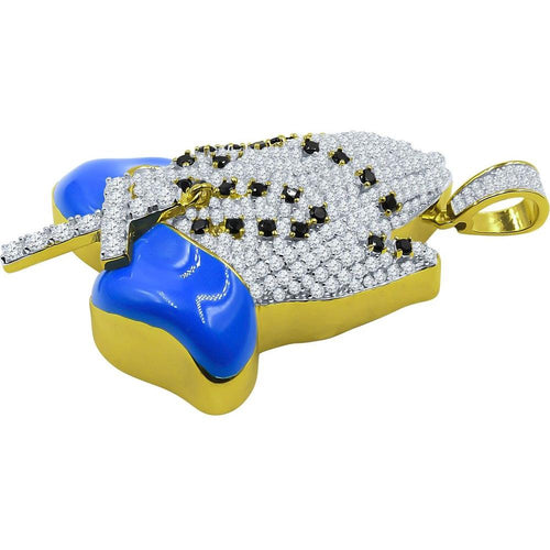 Load image into Gallery viewer, Divine Silver Pendant – A Radiant Affection
