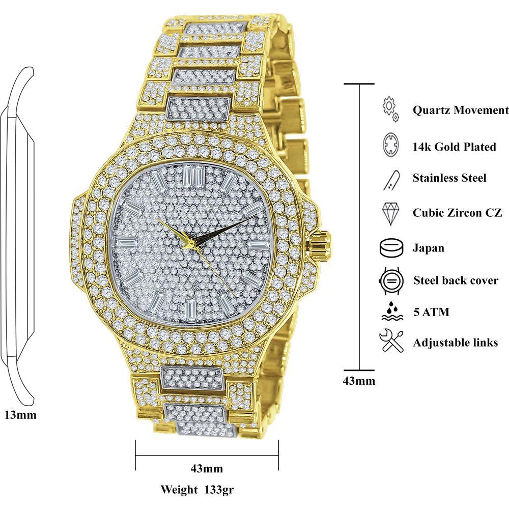 Bling Master Rock Hip Hop Metal Watch I 5627142