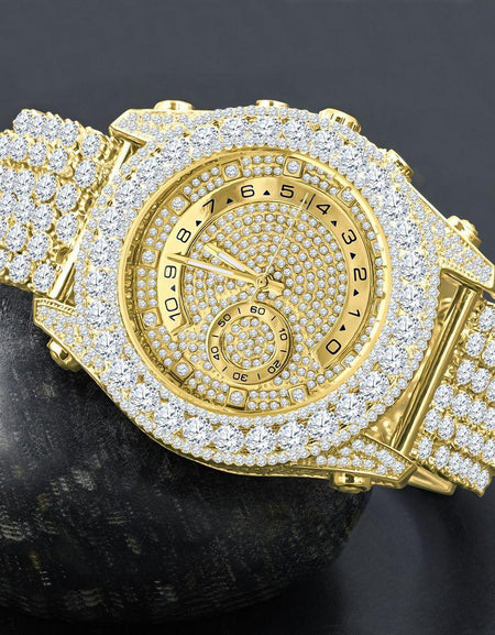 RADIEUX ICED OUT WATCH - A Statement of Elegance and Opulence
