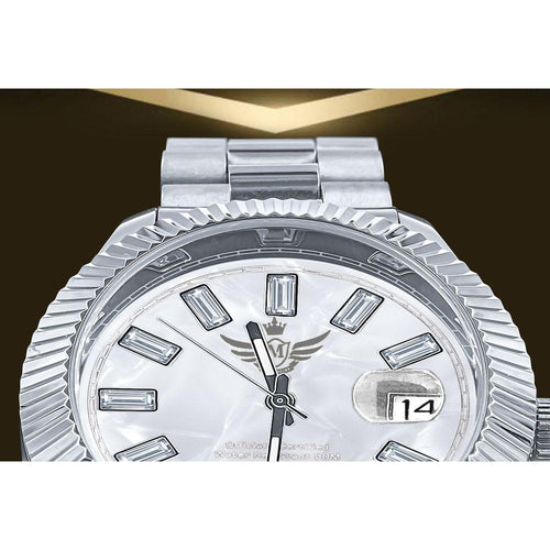 Load image into Gallery viewer, COSMIC STEEL CZ WATCH | 5628652
