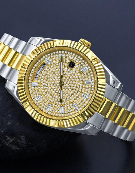 ARISTOCRATIC Hip Hop Metal Watch - Luxury Redefined
