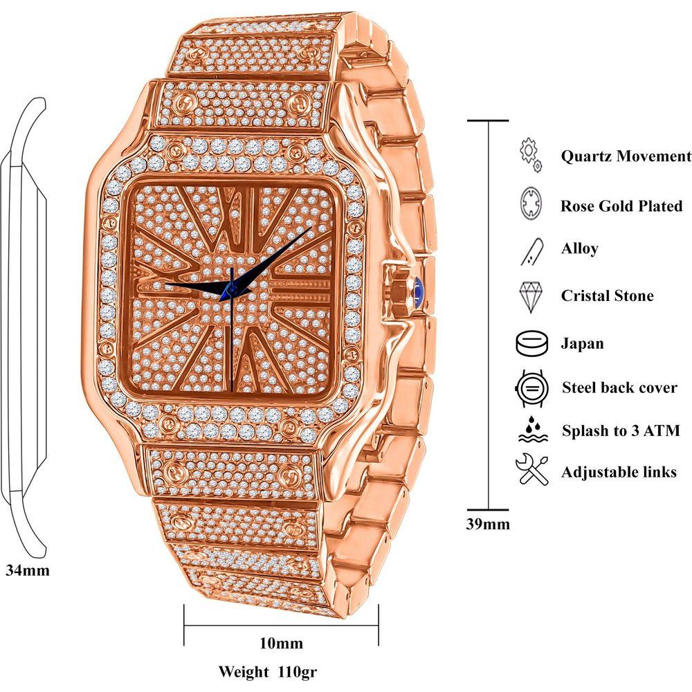 PRODIGIOUS Hip Hop Metal Watch - A Symphony of Elegance and Precision