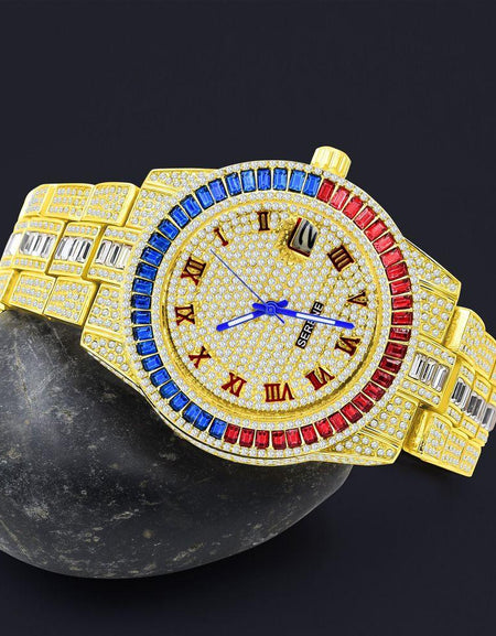IDIOSYNCRATIC Hip Hop Metal - Exquisite Bling Watch