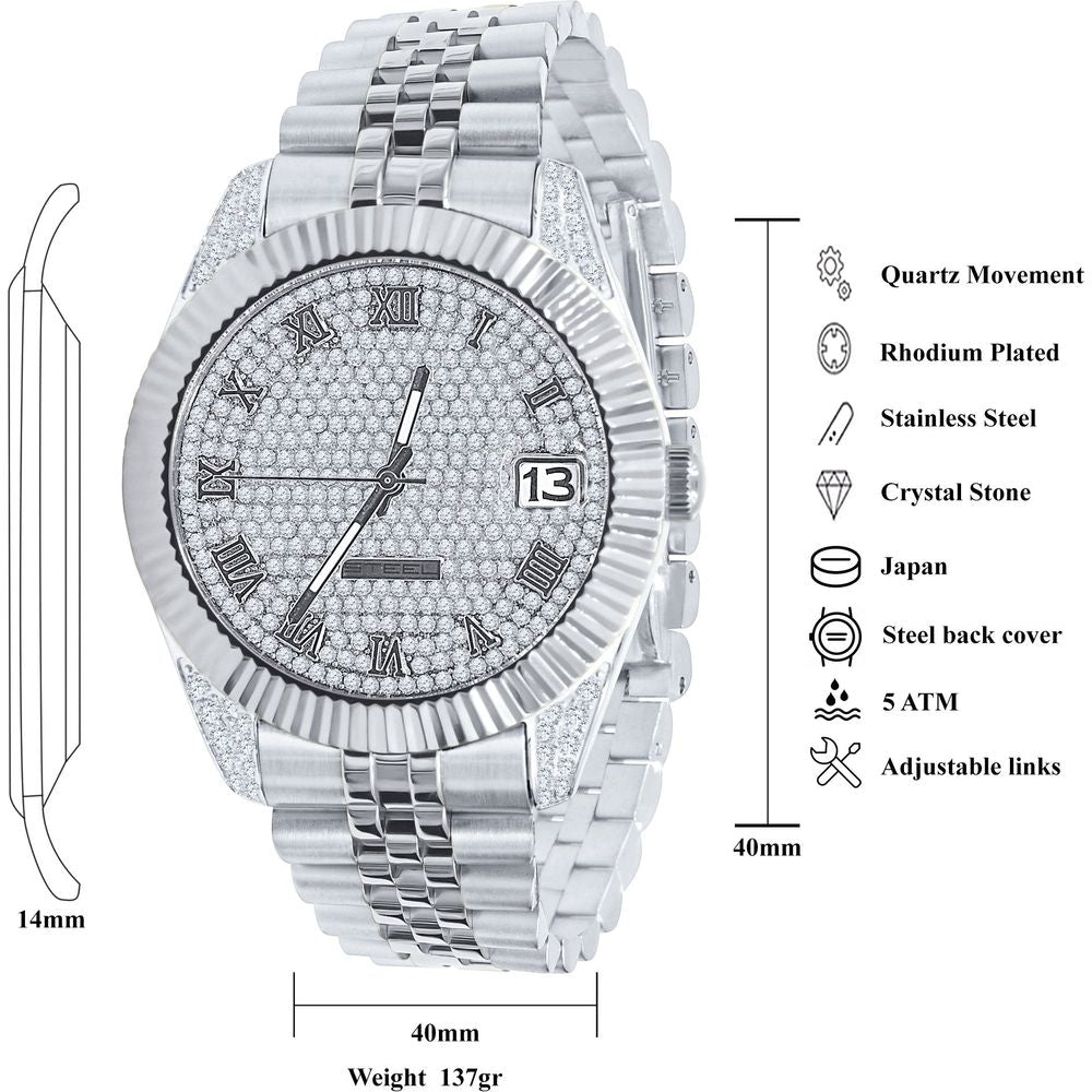 PEART STEEL TIMEPIECE  I 530571