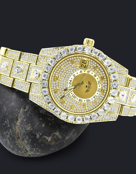 PURIST Hip Hop Watch - A Luxurious Iced Bling Timepiece