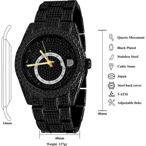 Load image into Gallery viewer, CHAUDES HIP HOP WATCH I 563053
