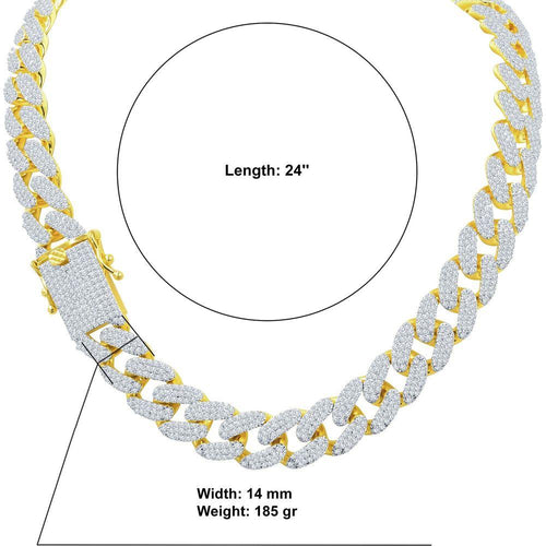 Load image into Gallery viewer, LUISANTE 14MM BLING CHAIN I 962902
