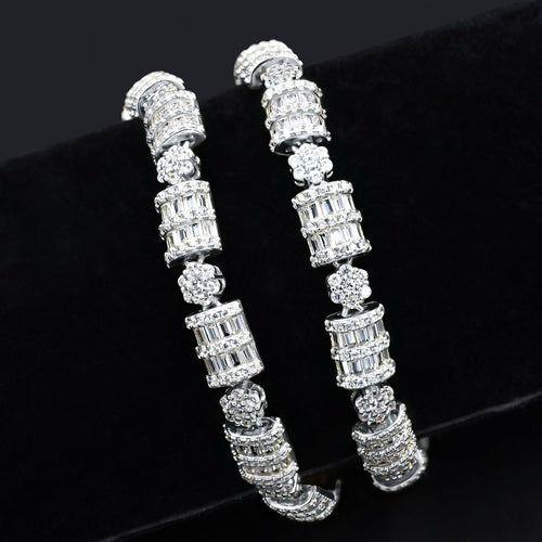 Load image into Gallery viewer, LUXURIA SILVER ICED OUT CZ 8MM CHAIN I 9219241
