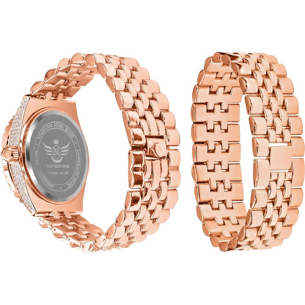 PURPUREUS 5-LINK ICED OUT WATCH & BRACELET SET I 530705