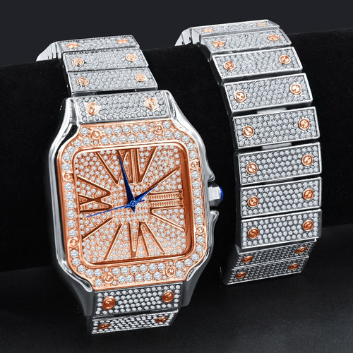 Load image into Gallery viewer, PRODIGIOUS STAINLESS STEEL CRYSTAL WATCH SET | 5307418
