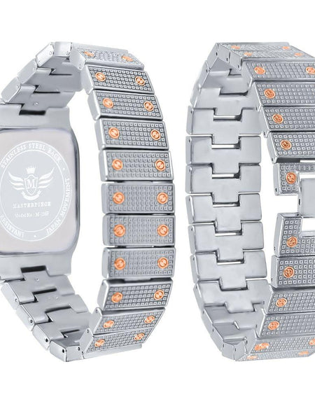 Prodigious Stainless Steel Crystal Watch Set – A Touch of Glamour
