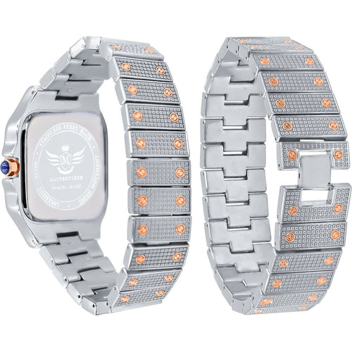 Load image into Gallery viewer, PRODIGIOUS STAINLESS STEEL CRYSTAL WATCH SET | 5307418
