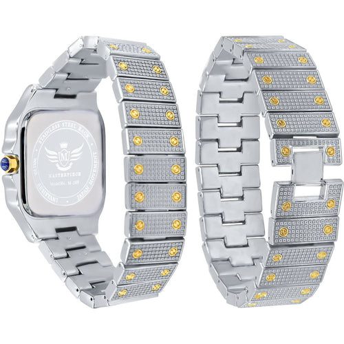 Load image into Gallery viewer, PRODIGIOUS STAINLESS STEEL CRYSTAL WATCH SET | 5307442
