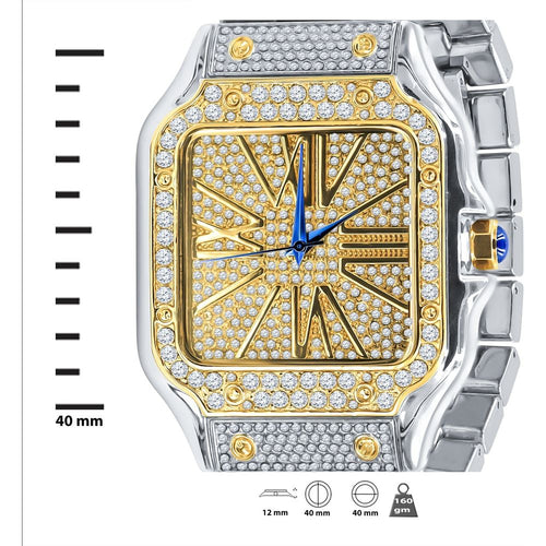 Load image into Gallery viewer, PRODIGIOUS STAINLESS STEEL CRYSTAL WATCH SET | 5307442
