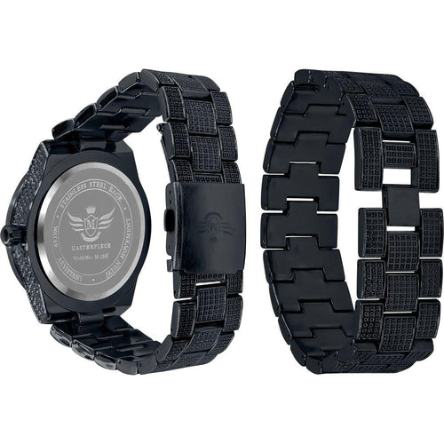 Load image into Gallery viewer, OYSTER Crystal Stones Watch Set - A Luxurious Statement Piece
