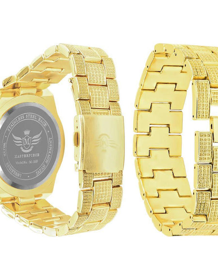 OYSTER Crystal Stones Watch Set - A Glimpse of Luxury