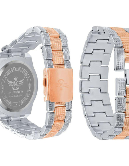 OYSTER Crystal Stones Watch Set - Exquisite Luminescence