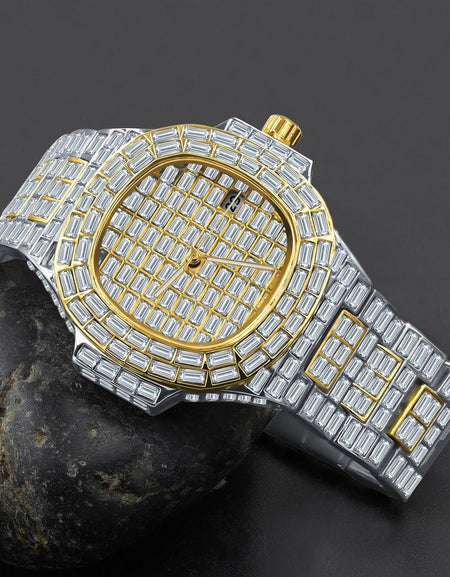PULSAR Hip Hop Metal Watch - Luxurious Bling Timepiece