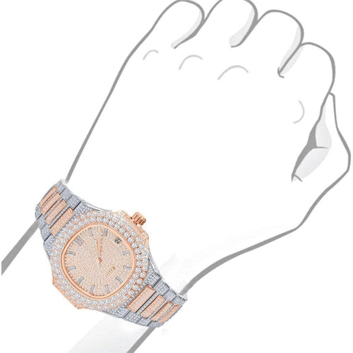 Load image into Gallery viewer, LORD Steel Crystal Watch: A Timeless Bling Accessory
